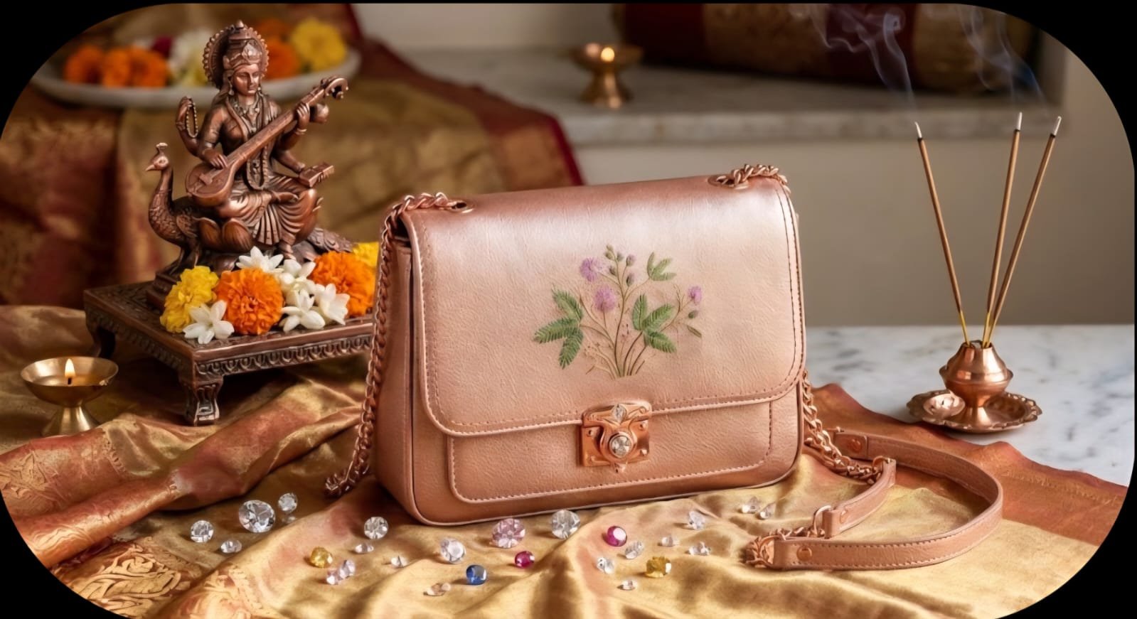 Saraswati Blessing Sling Bag
